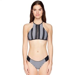 BETSEY JOHNSON S HALTER SWIM TOP & M BOTTOMS